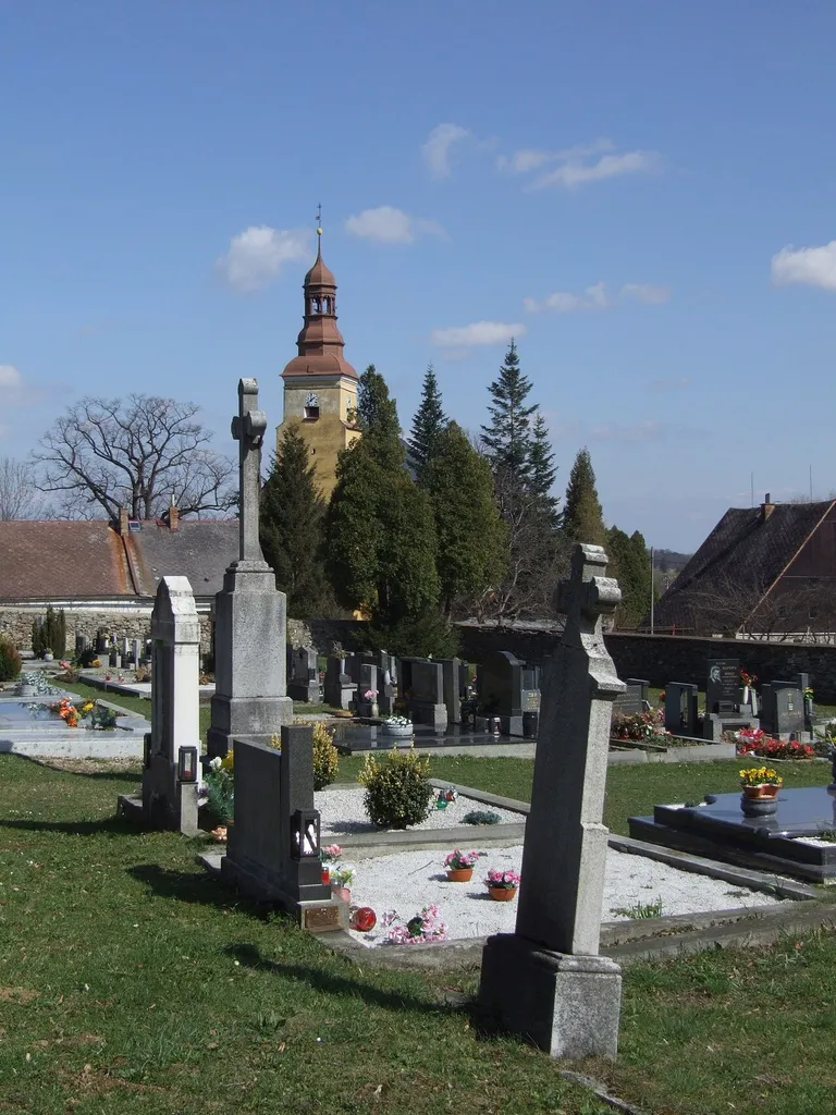 Vlčice (Wildschütz) - cemetery