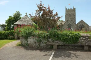 Lych Gate to Churchyard of Church of St Marwenne