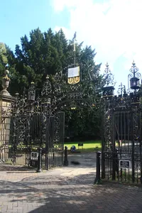 Wrexham Churchyard Ornamental Wrought Iron Gates and Screen