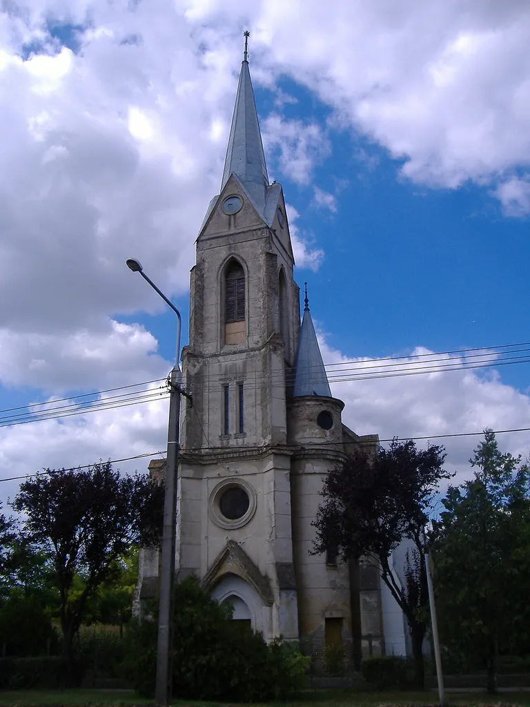 The Reformed church in Magyarcsanád, Hungary.