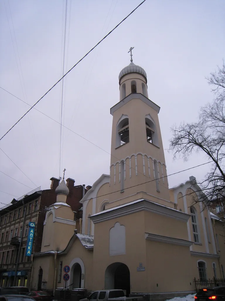 Церковь св. Анны Кашинской в Санкт-Петербурге, январь 2013 года