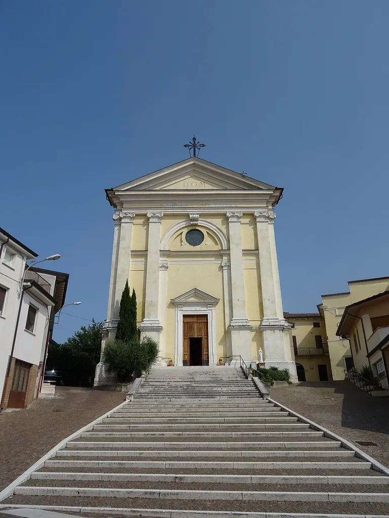 Sandrà (Castelnuovo del Garda, Veneto, Italy), Saint Andrew church This picture was uploaded via web-app "Wiki Loves Monuments Italia".