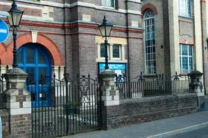Gates, Dwarf Wall And Railings To High Town Methodist Church