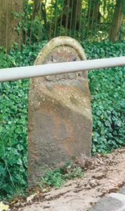 Milepost, Thame Road; opp. Oakley Church