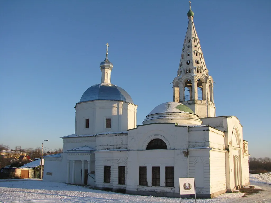 Serpukhov, Trinity Cathedral, XVII, north-west side view