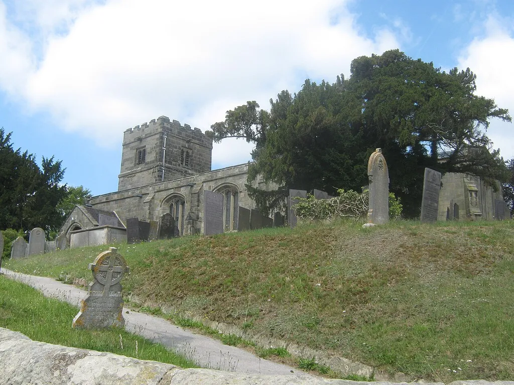 All Saints' parish church, Muggington, Derbyshire, seen from the southeast