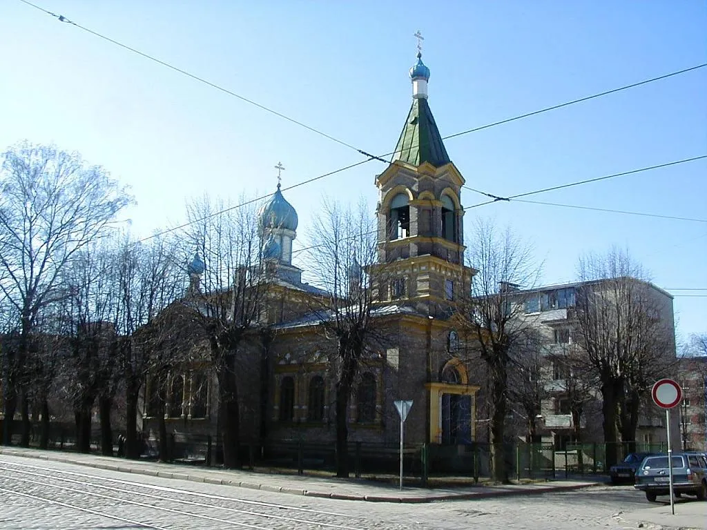 Rīga, pareizticīgo baznīca Maskavas ielā 2004-04-12