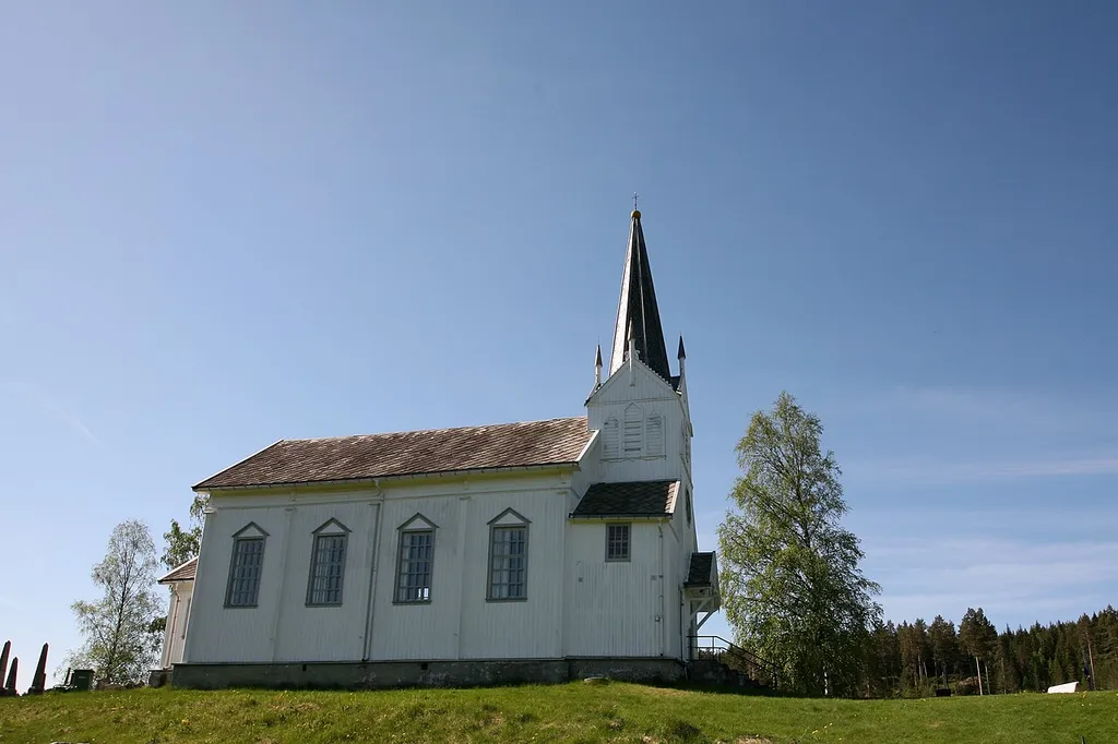 Picture of Lisleherad kirke (Telemark - Norway). Arch. Jacob Nordan