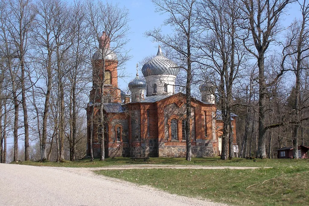 Plaani church in Võru County, Southeast Estonia.