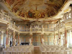 Interior of Klosterbibliothek Schussenried