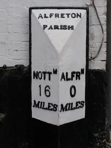Milepost Abutting Church Street Front Of George Street