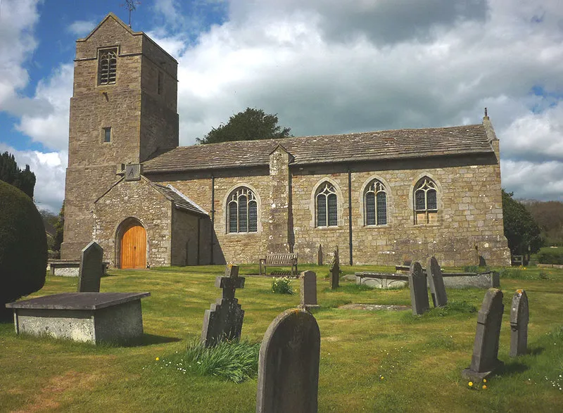 Parish church of St James the Less, Tatham, Lancashire, seen from the south