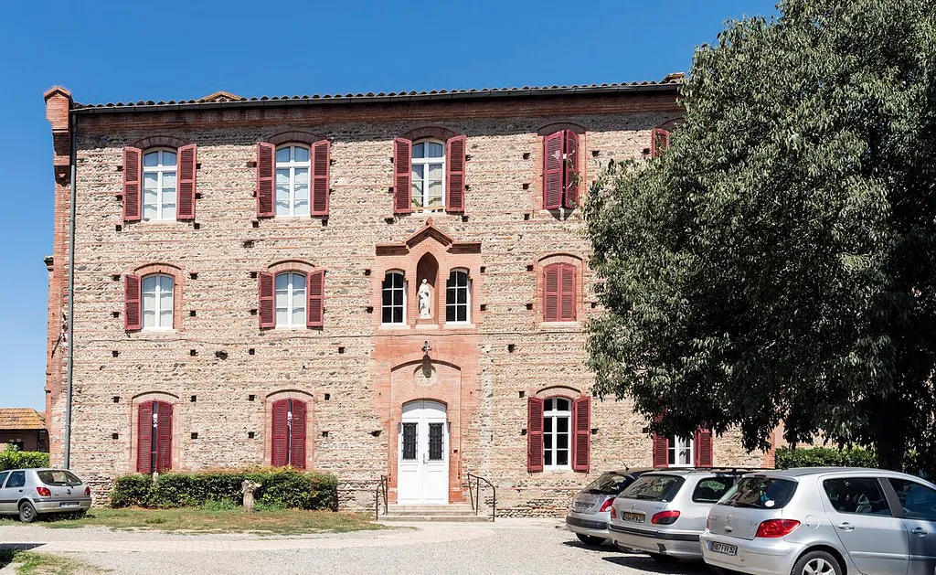Facade of Convent of St. Catherine of Siena in Blagnac Architect: Henry Bach (1815-1899)