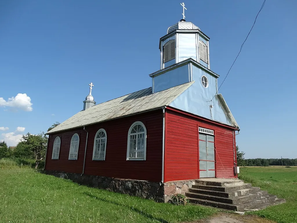 Orthodox Church of Old Believers in Maineivos, Rokiškis District, Lithuania