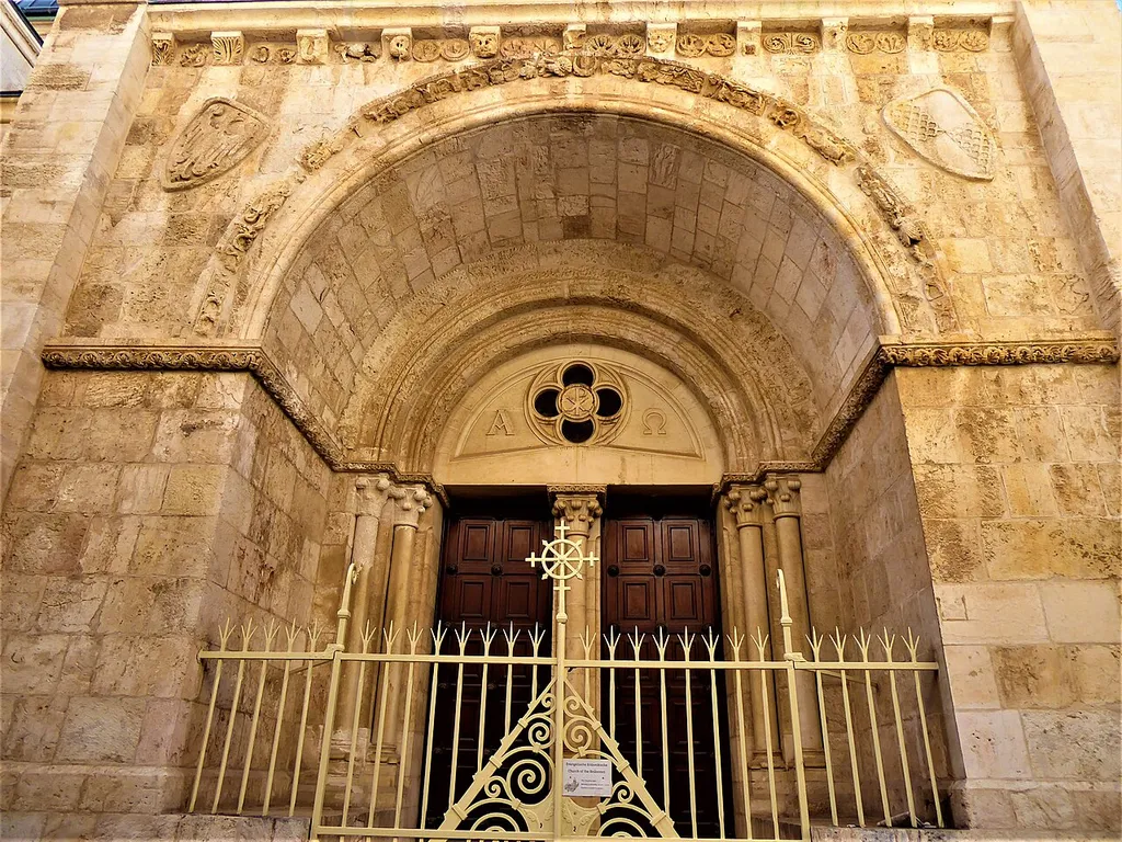 Romanesque north portal, Lutheran Church of the Redeemer