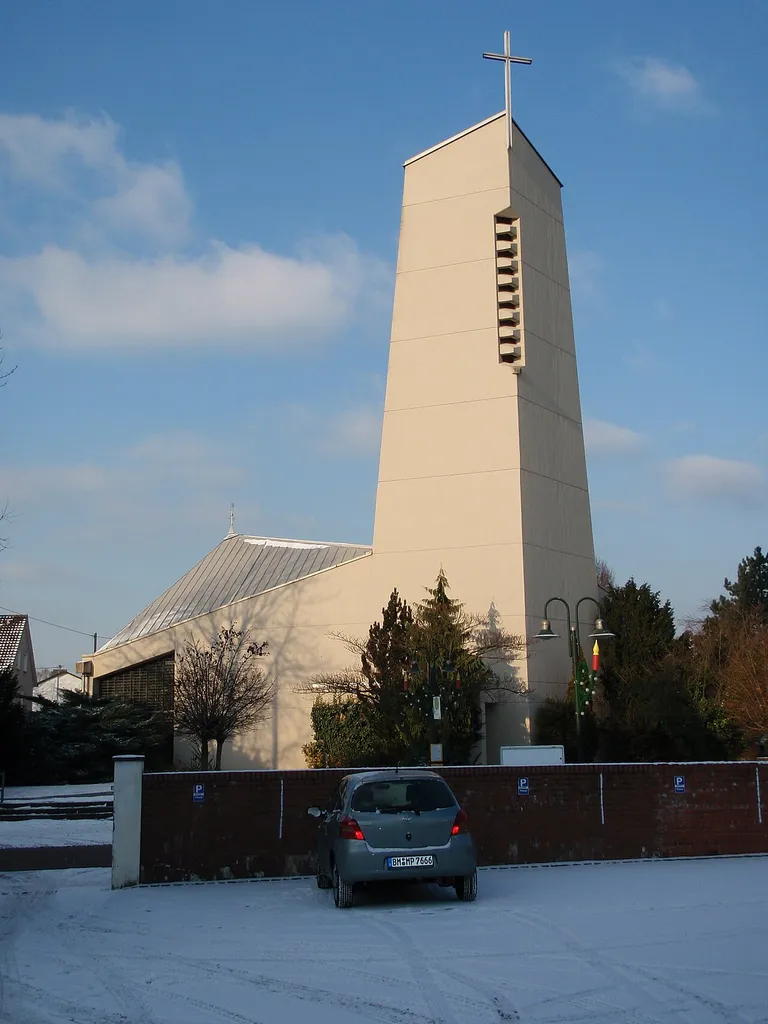 Catholic church St. Anna in Sankt Augustin-Hangelar, Germany.