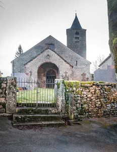 Saint Vincent church in Canilhac