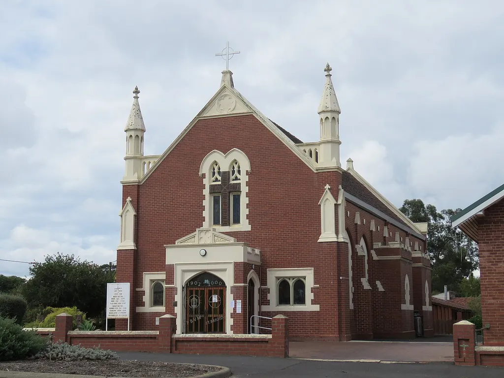 The St Brigid’s Catholic Church, Collie, Western Australia.