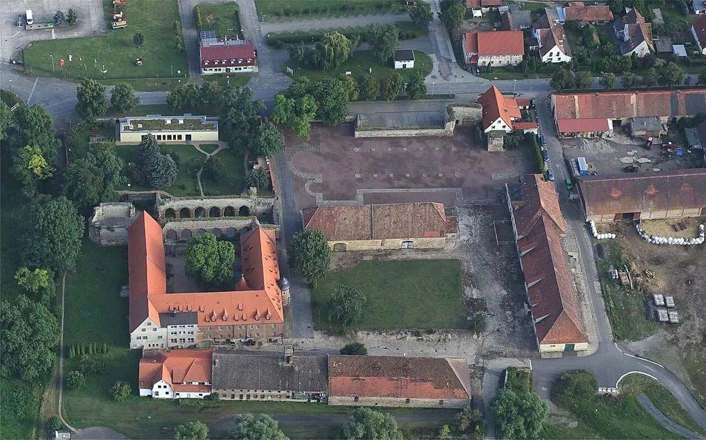 Luftbild von Memleben 2017