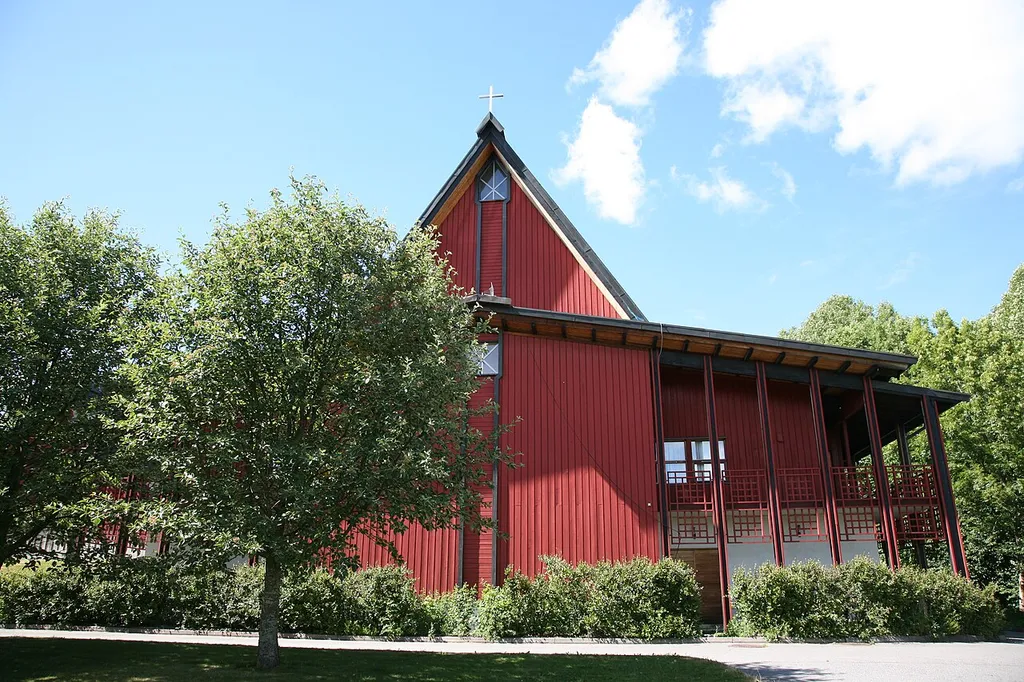 Fjellhamar church in Lørenskog, Akershus, Norway
