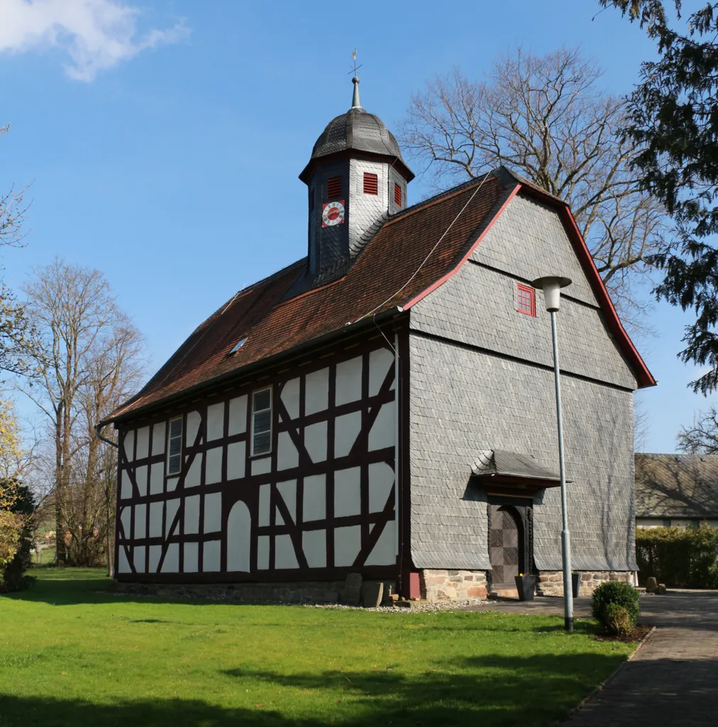 Protestant Church in Rainrod, Schwalmtal, Vogelsberg, Hesse, Germany