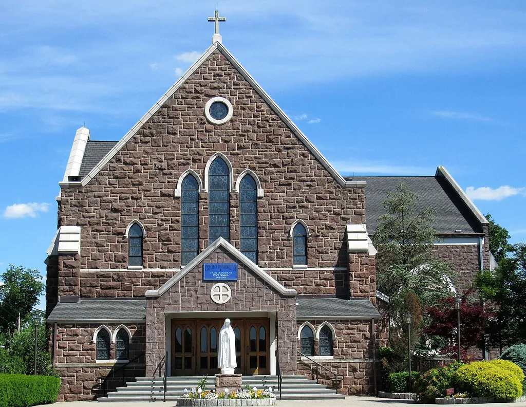 Church of the Annunciation in Paramus, New Jersey. It was built as the chapel for the House of Divine Providence in 1908. It was extensively renovated in 1997.