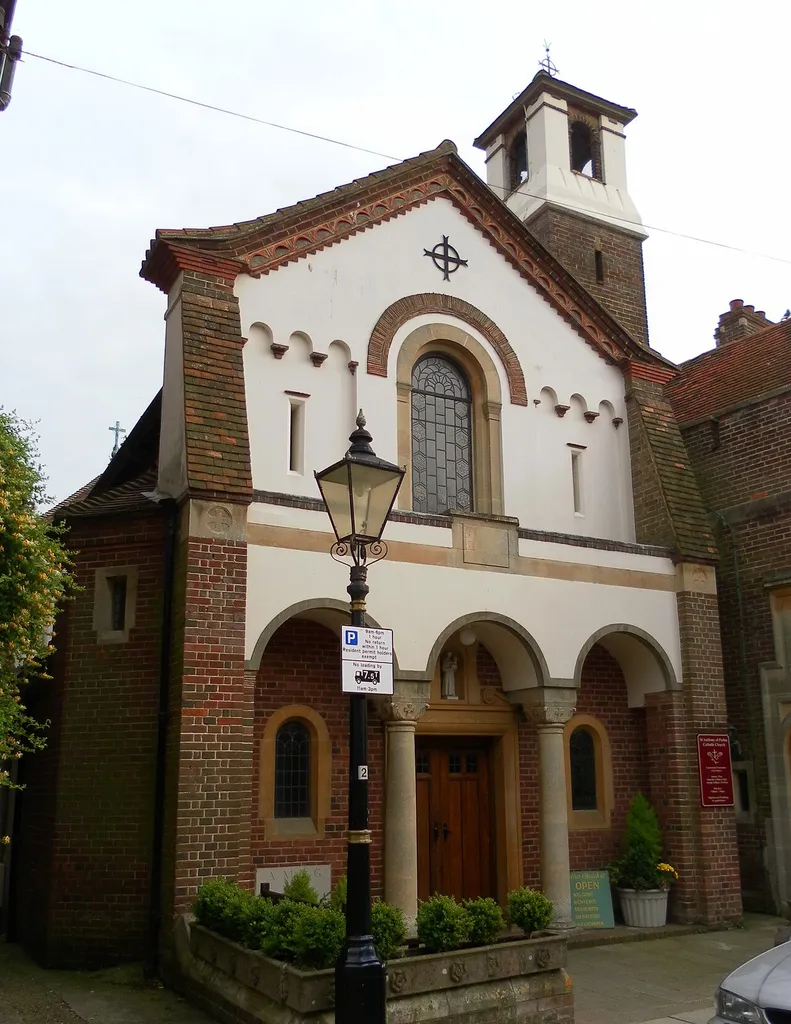 St Anthony of Padua's Church, Rye, Rother District, East Sussex, England. Listed at Grade II by English Heritage (NHLE Code 1393687)