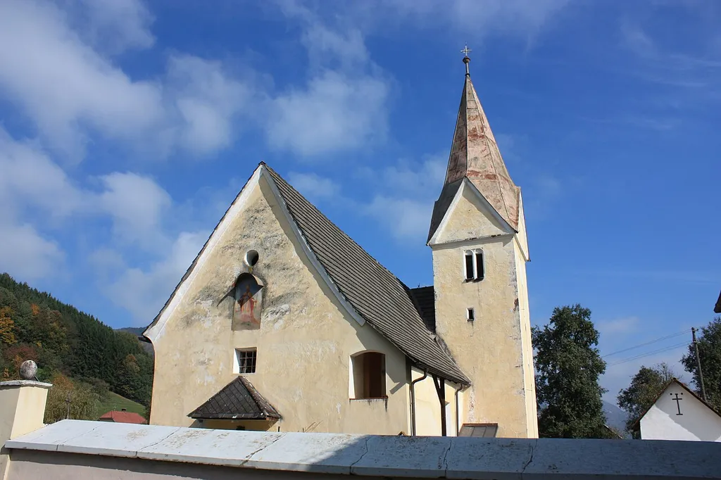 Parish church in St Nikolai in the community of Ruden