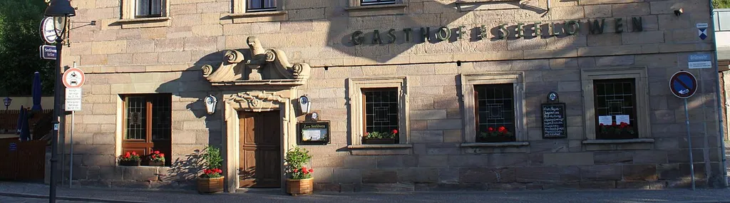 Gasthaus Zum Seelöwen, gleich neben dem Kommunbräu, fränkische hervorragender fränkischen Küche