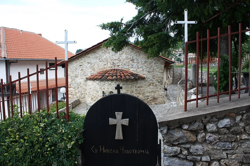 Church of St. Nicholas the Wonderworker in Ohrid, Macedonia
