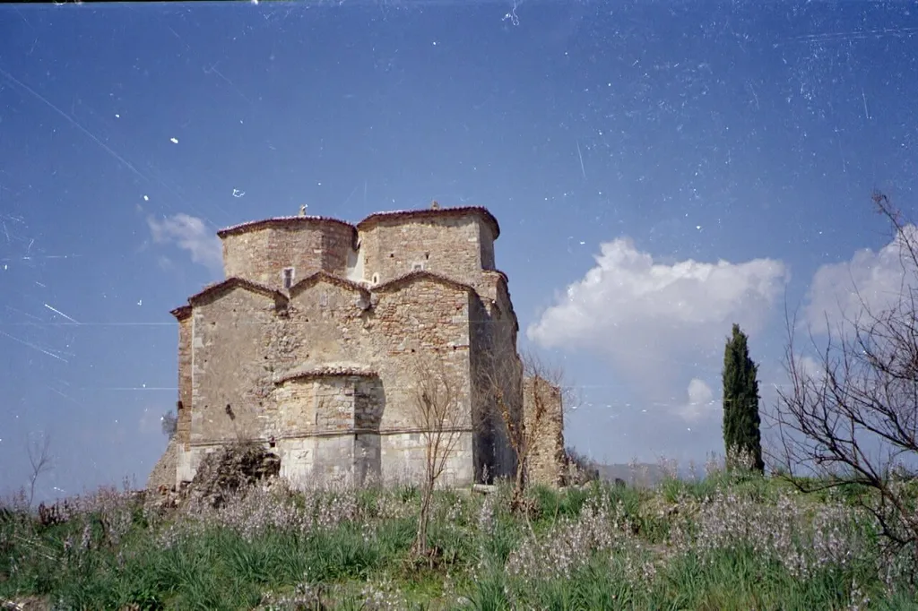 Albania in 1999 - Saint Nicholas church in Mesopotam