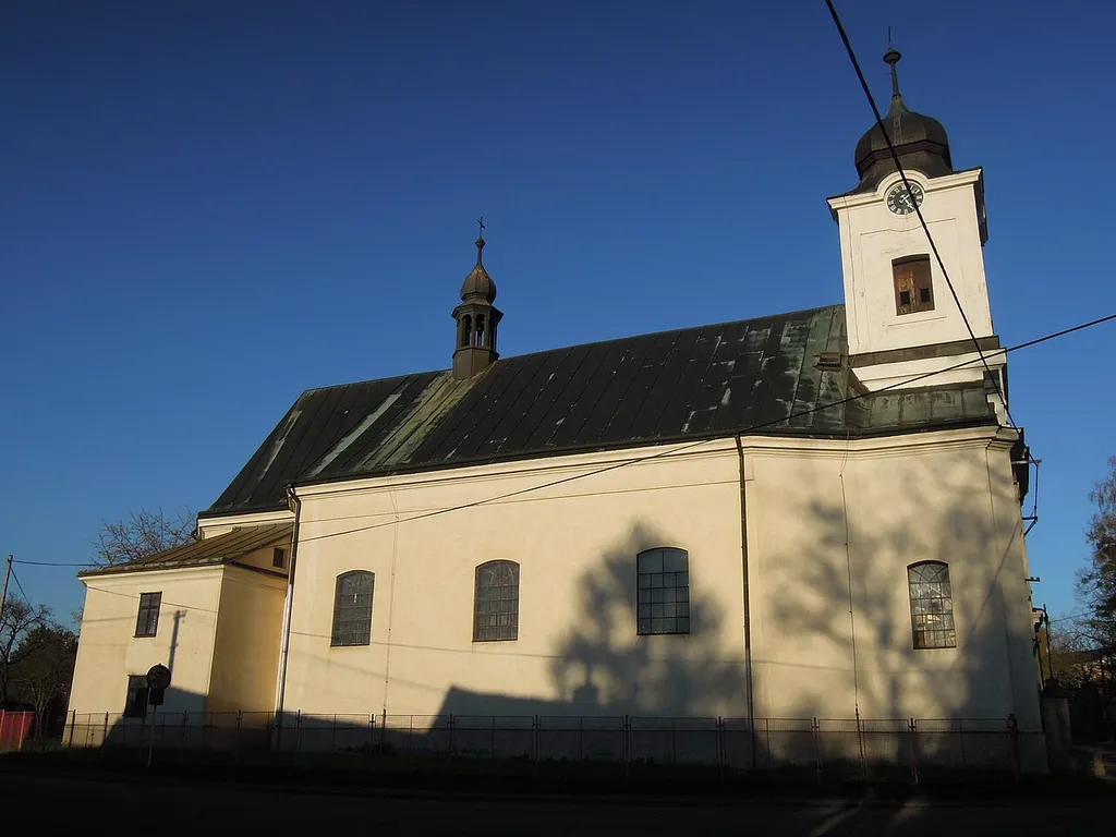 Church in Choryně, Vsetín District, Zlín Region, Czech Republic