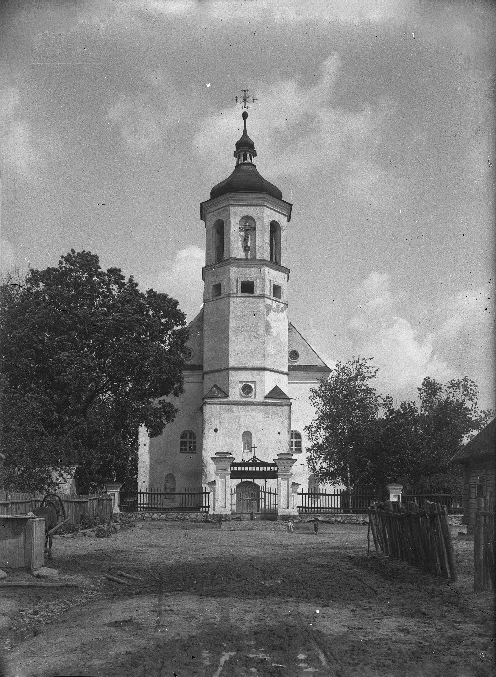 Non existent catholic church of the Holy Trinity in Kletsk.