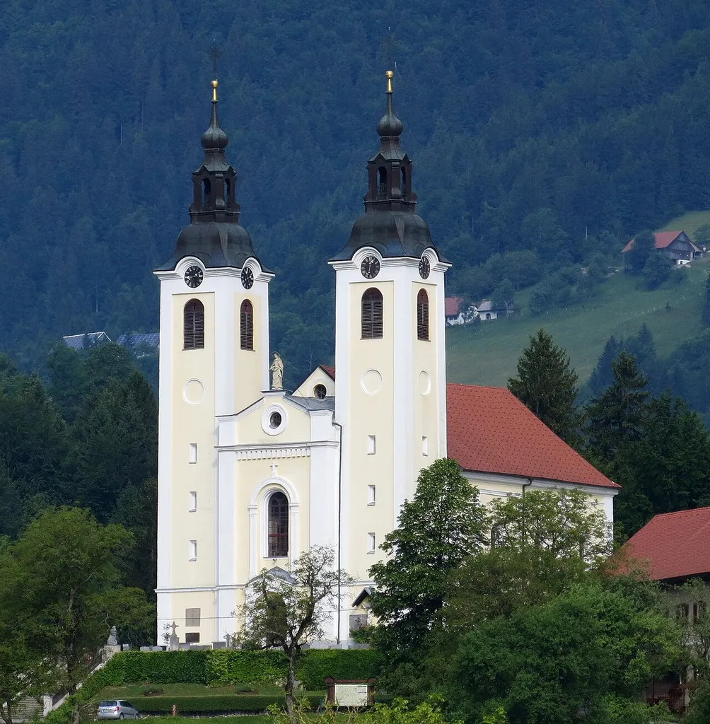 Our Lady, Star of the Sea Church in Nova Štifta, Municipality of Gornji Grad, Slovenia