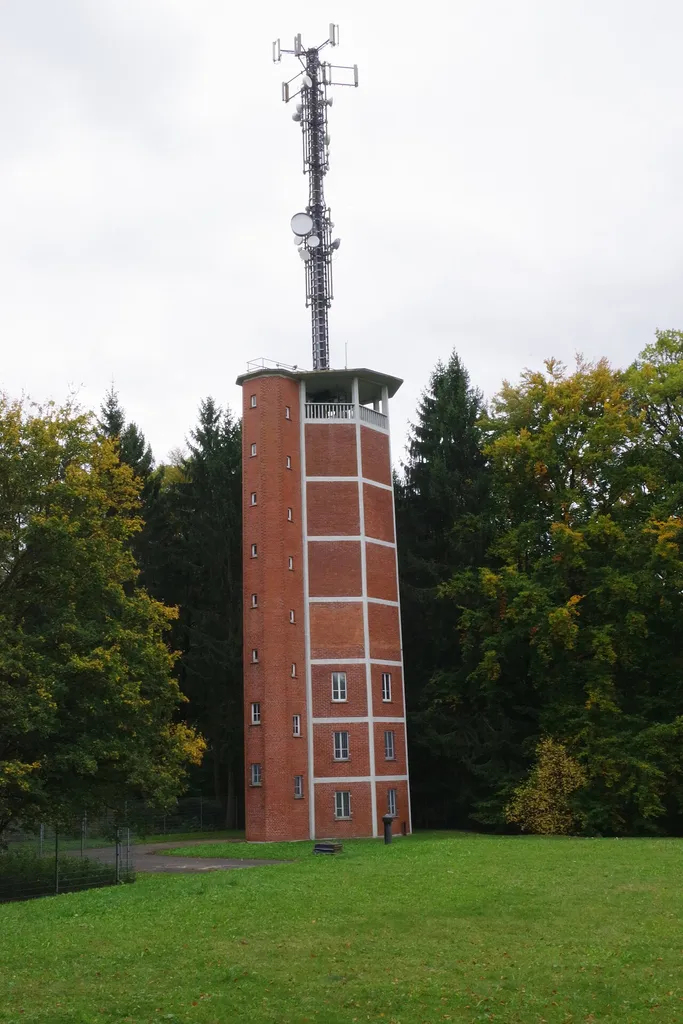 Der Wasserturm Sindelfingen-Eichholz, fotografiert am 2. Oktober 2017.