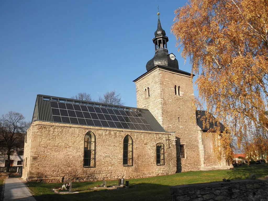 Church in Frömmstedt in Thuringia