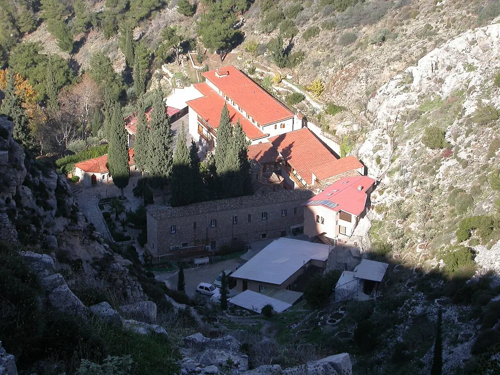 Monastery Timiou Prodromou Karea, Attica Greece