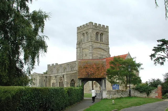 Church of England parish church of St Laud, Sherington, Buckinghamshire: view from the southeast