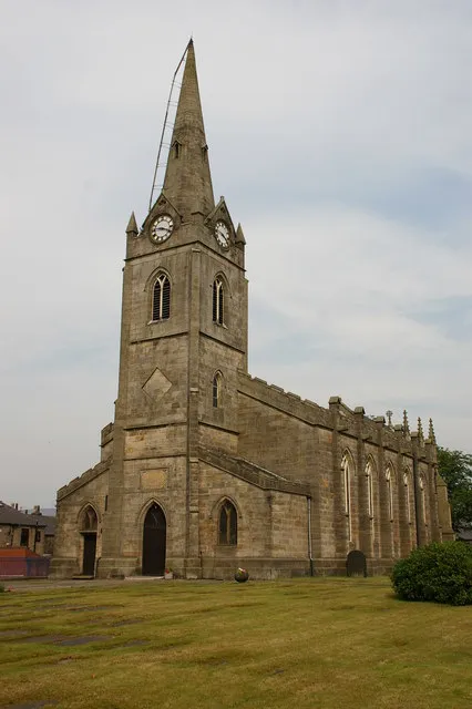 Holy Trinity parish church, Littleborough, Greater Manchester, seen from the southwest