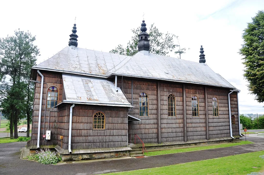 Polen, Olchowce bei Sanok, Holzkirche