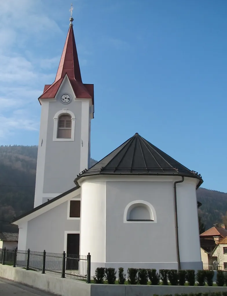 Church in Kompolje, Municipality of Dobrepolje, Slovenia