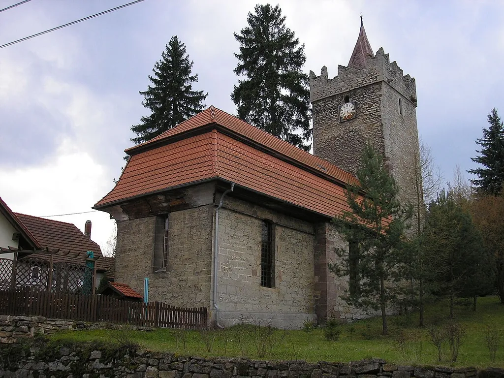 Wehrkirche in Kleinbreitenbach (Ortsteil von Plaue).