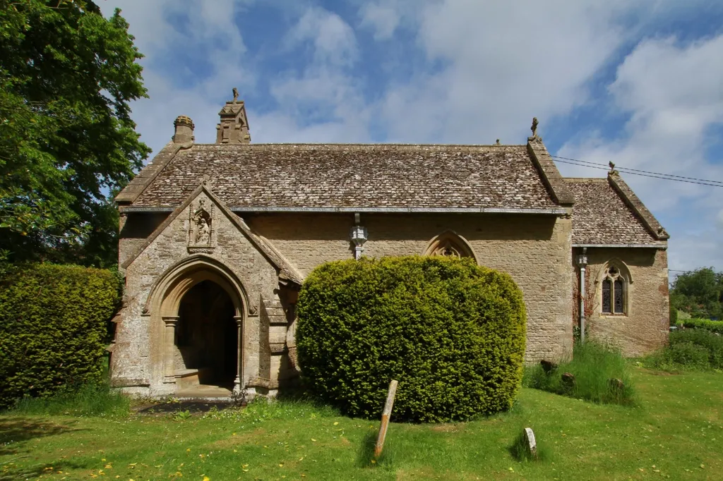 Parish church of St Mary the Virgin, Hethe Road, Hardwick, Cherwell District, Oxfordshire, seen from the south