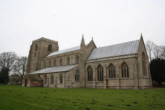 St Mary's parish church, Old Leake, Lincolnshire, seen from the southeast