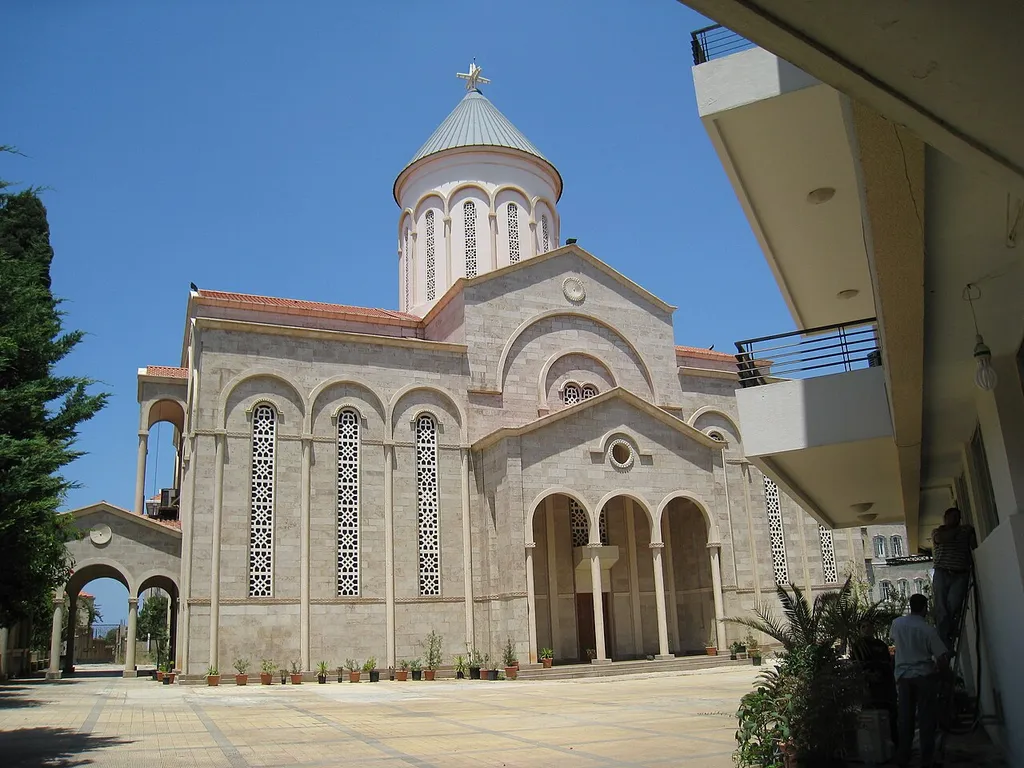 The Sourp Nshan Armenian church in downtown Beirut, Lebanon.