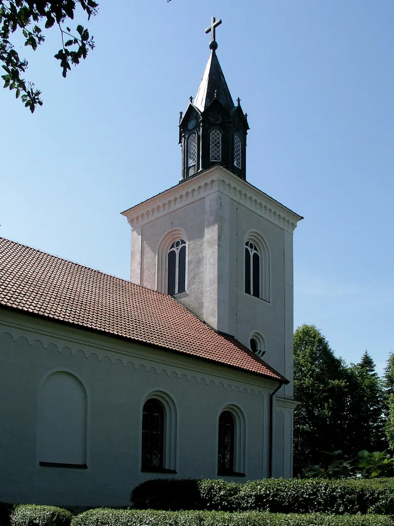 Ledbergs kyrka / Ledberg church. Tower.