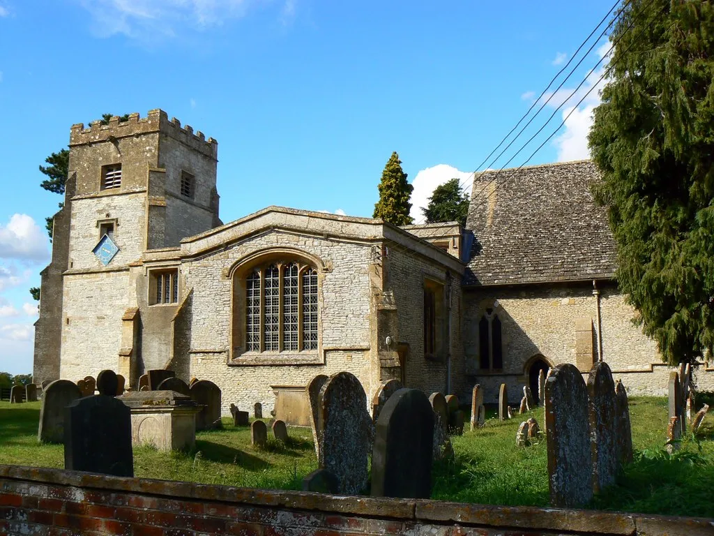 West tower and south transept of the parish church of St Mary the Virgin, Childrey, Oxfordshire (formerly Berkshire)