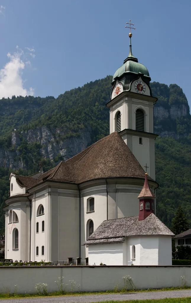 Kirche St.Hilarius in Näfels (Gemeine Glarus-Nord)