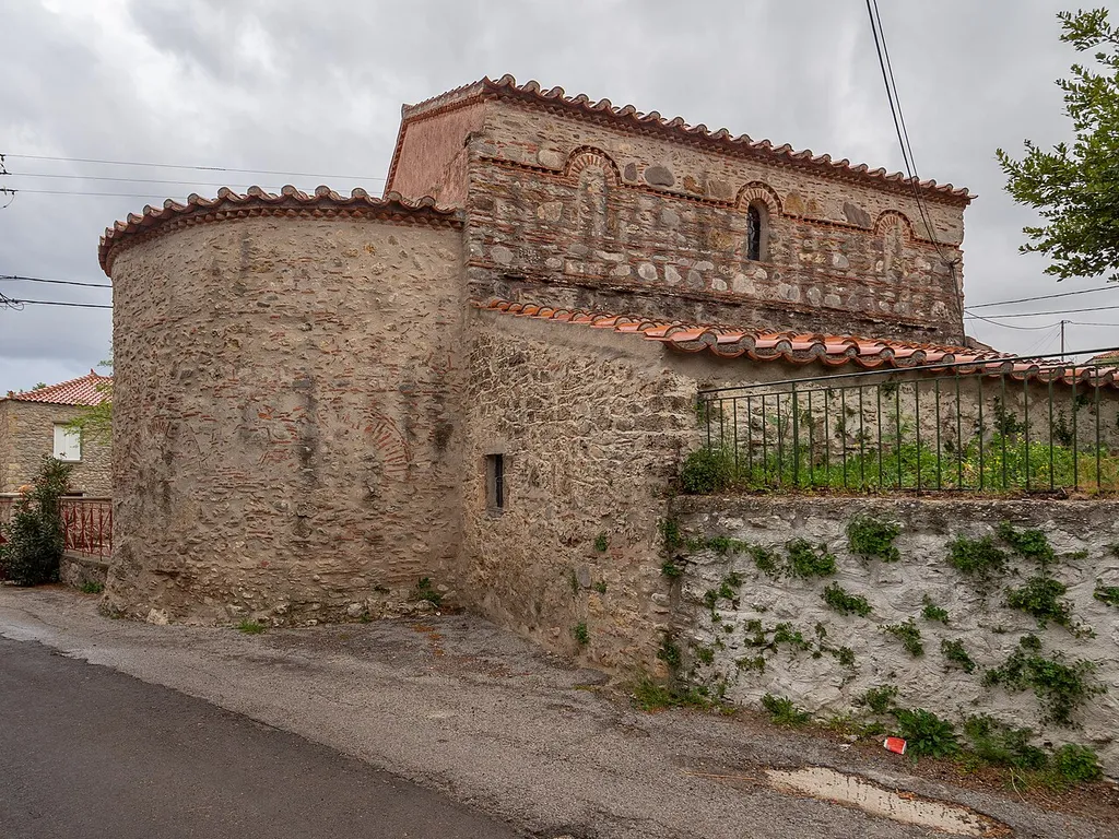 The byzantine church of Koimisi Theotokou in Zarafona (Kallithea), Laconia.