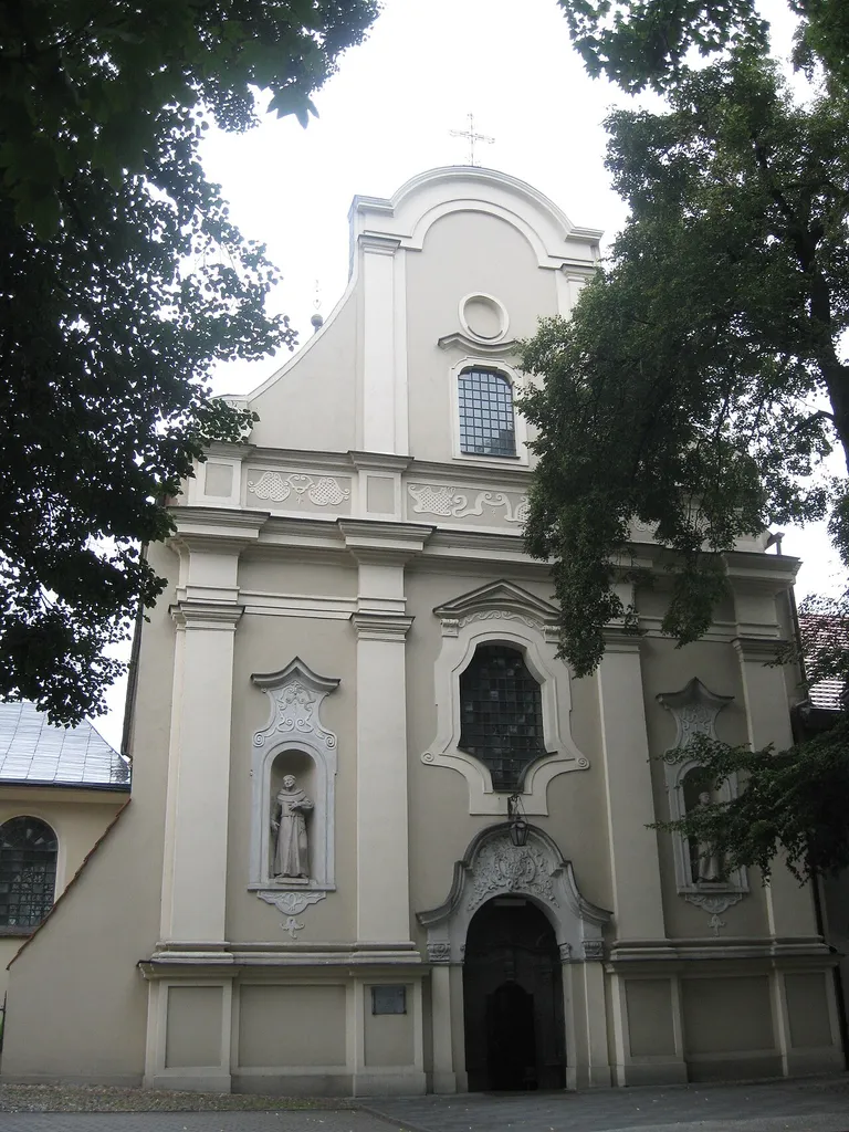 Kalisz - zespół klasztorny reformatów, ob. nazaretanek: kościół pw. śś. Józefa i Piotra z Alkantary z 1665-73, 1919, klasztor z 1665-73, 1919